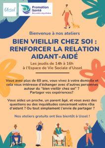 Atelier « Bien vieillir chez soi : renforcer la relation aidant-aidé » 