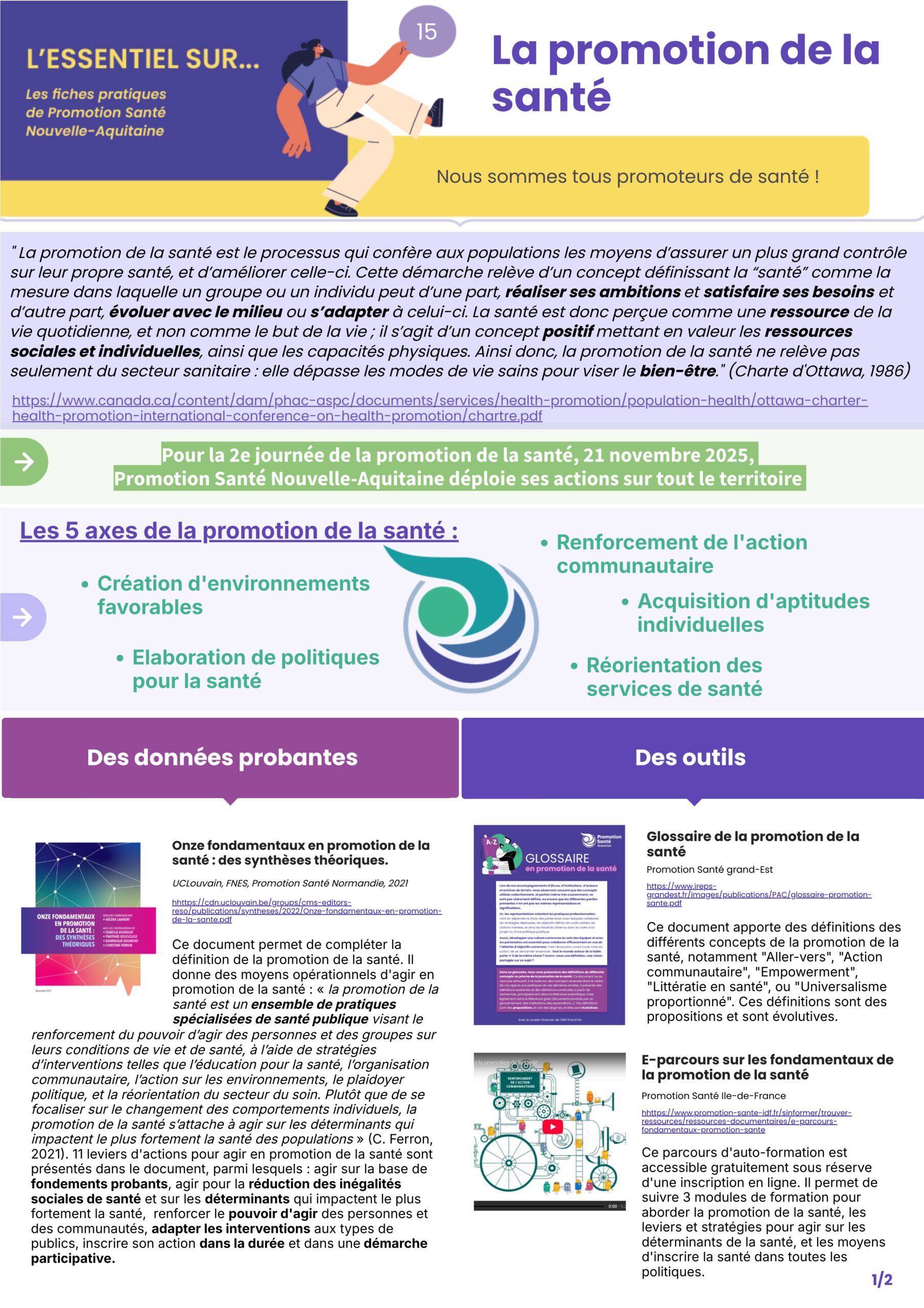 L'ESSENTIEL SUR...La promotion de la santé - Promotion Santé NA